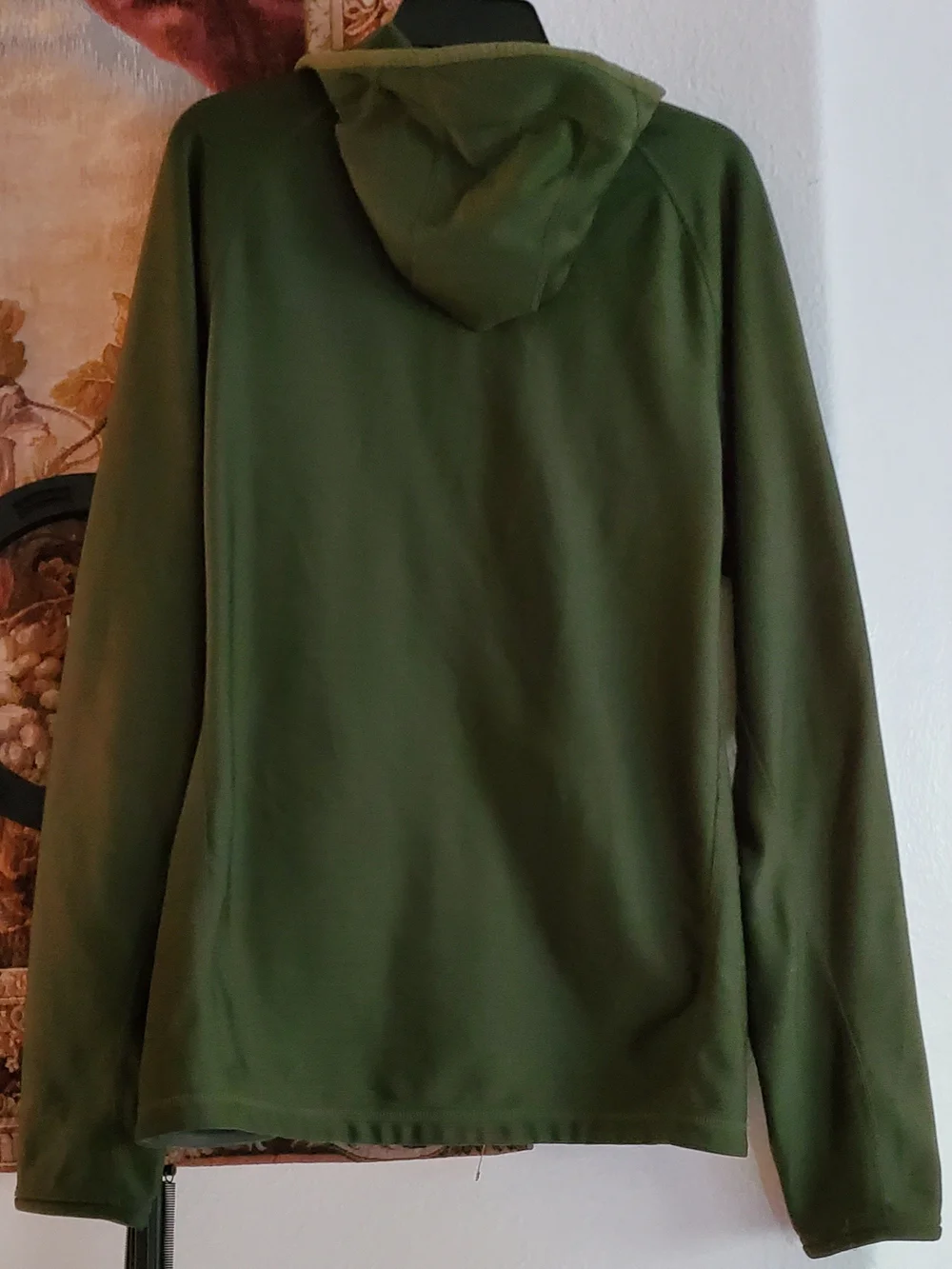 The North Face VaporWick Full Zip Hoodie Mens M Olive Green